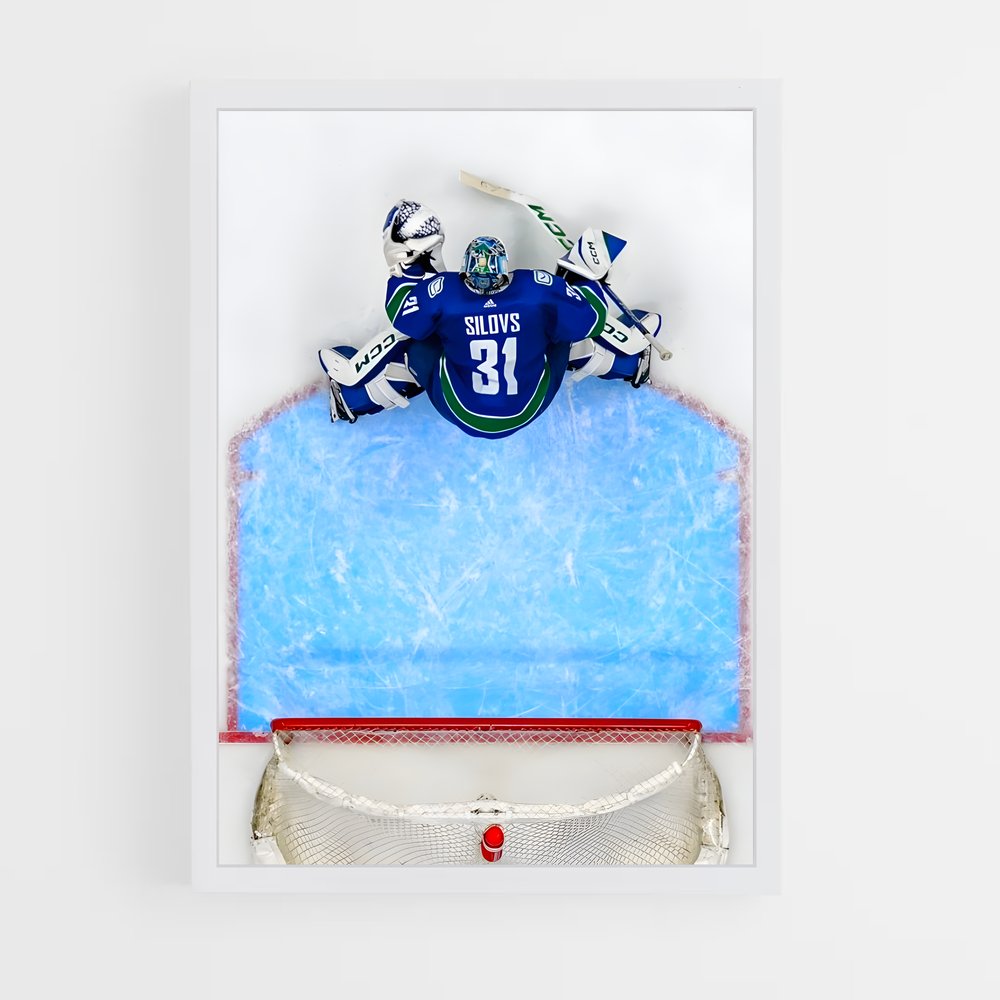 Poster Gardien des Canucks – affiche Hockey sur glace (vue 3)